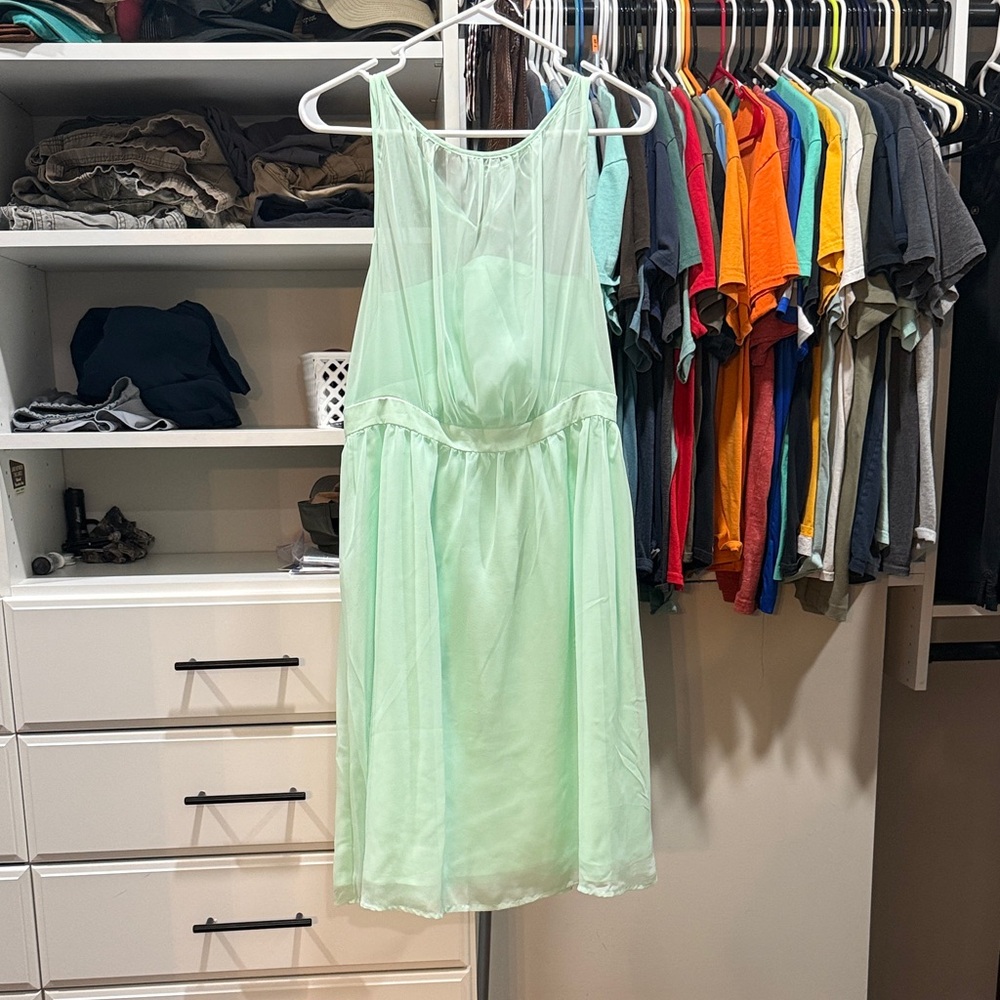 Mint Green Sleeveless Dress